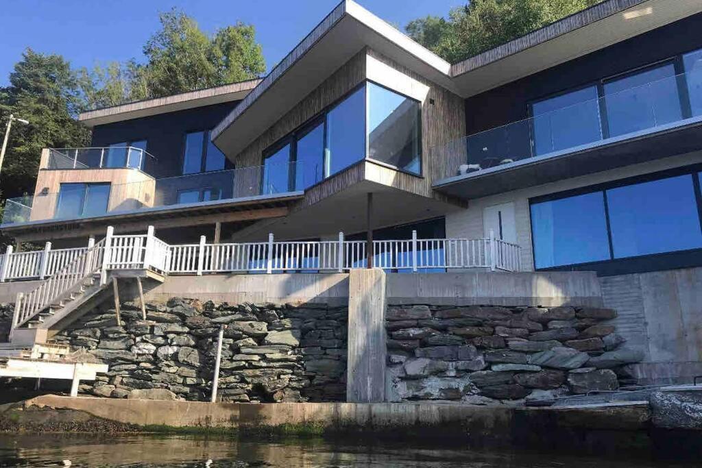 Panoramaresort In Hardangerfjorden Leilighet I Sjokanten Ved Hardangerfjorden For 7 Personer Boat , Sauna,Kajak, Sup For Rent Øystese Dış mekan fotoğraf