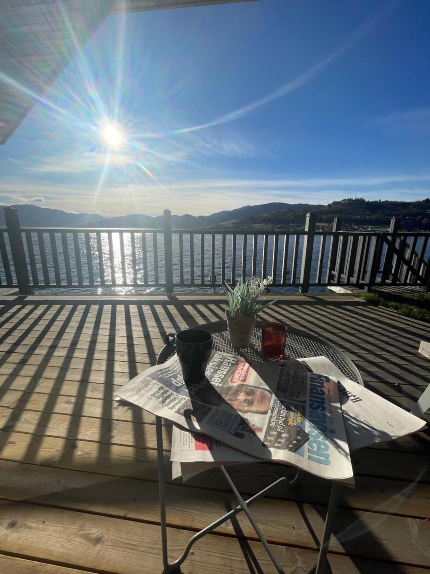 Panoramaresort In Hardangerfjorden Leilighet I Sjokanten Ved Hardangerfjorden For 7 Personer Boat , Sauna,Kajak, Sup For Rent Øystese Dış mekan fotoğraf